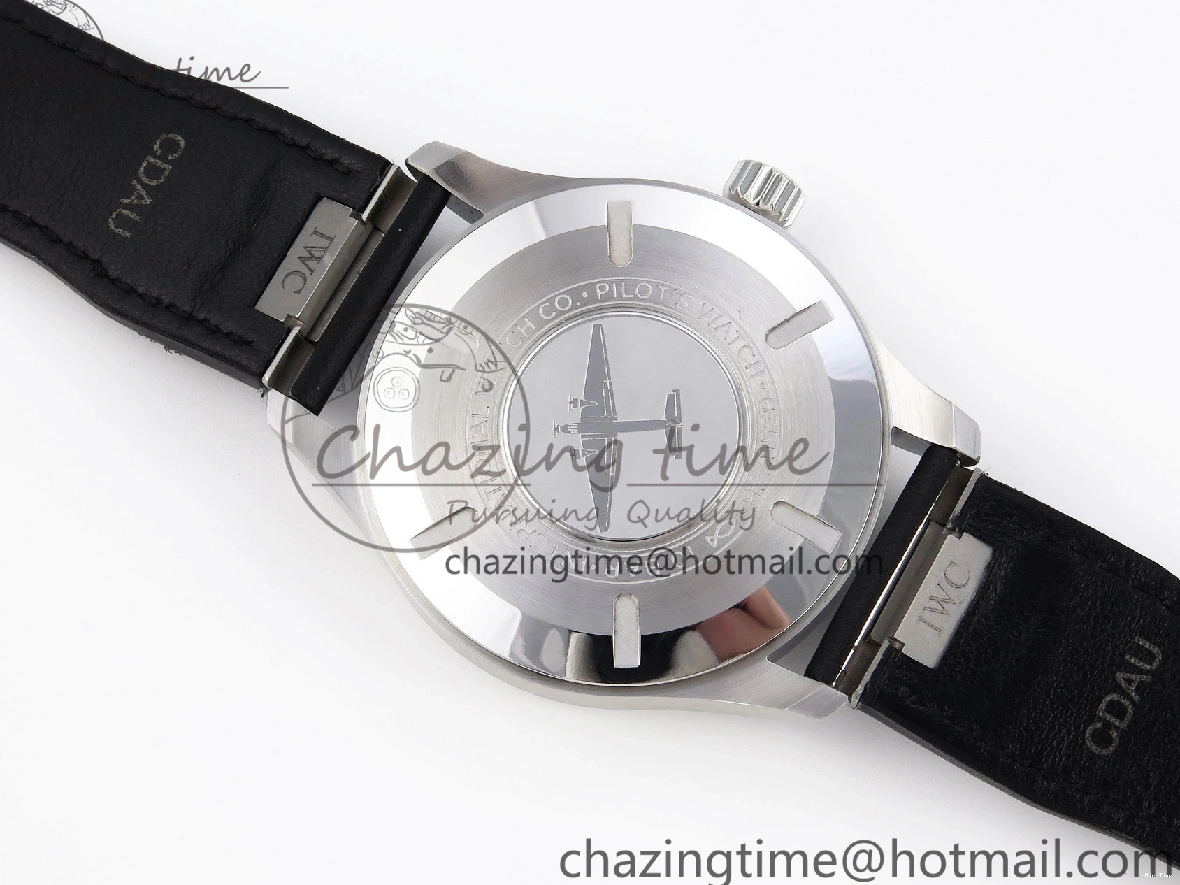 MIROTIME 0210 Pilot Mark XX IW328201 ZF 1:1 Best Edition Black Dial on Black Leather Strap A Affordable 7028